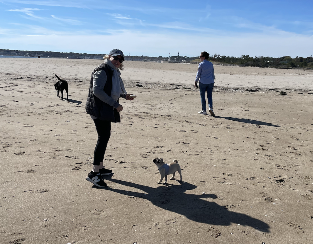 Employees of the Lifestyle Team mentality take a day off at the beach.