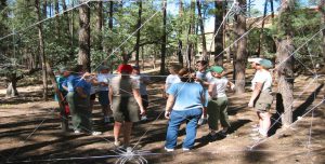 Venture Up High Ropes Course Ground elements outdoor team building 