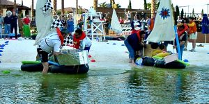 Venture Up bay side boat race