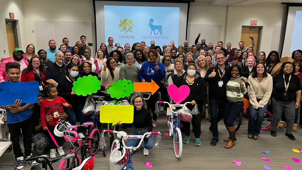 Charity Bike Building with Novo Nordisk