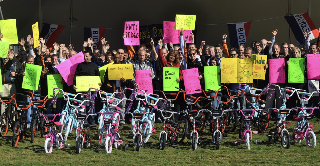 CSR programs increase employee engagement in programs ranging from building bikes to donate to local kids in need, to building services in global communities.